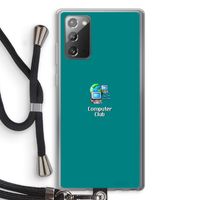 Win98: Samsung Galaxy Note 20 / Note 20 5G Transparant Hoesje met koord
