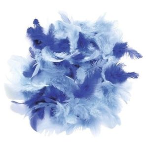 2x zakjes van 10 gram decoratie sierveren blauw tinten