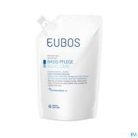 Eubos Zeep Vloeibaar Blauw N/parf Refill 400ml