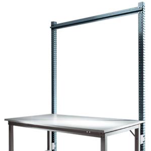 Manuflex ZB3793.7016 Opbouwdeel zonder arm voor universele + PROFI speciale reden tafels, gebruiksh 1500 mm