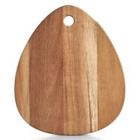 1x Druppel vormige houten snijplanken 30 cm