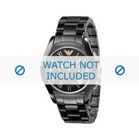 Horlogeband Armani AR1410 Keramiek Zwart 22mm