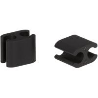 Elvedes kabelclips duo 4,1+5,0mm zwart (50st)