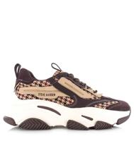 Steve Madden Possession-E brown plaid Leer Dames