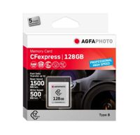 AgfaPhoto 128 GB CFexpress-Karte Prof. High Speed, 500MBs/1500MBs