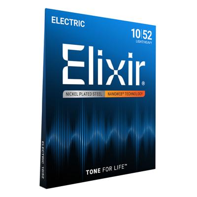 Elixir 12077 Nanoweb Snaren voor Elektrische Gitaar (10-52)