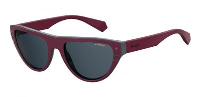 zonnebril 6087 FSF C3 dames bordeaux met grijze lens
