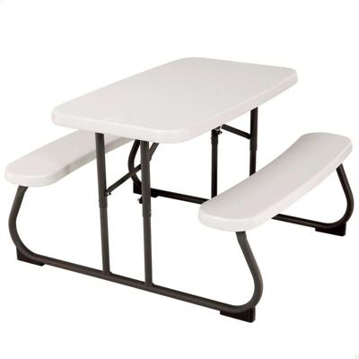 Kindertafel Lifetime Crème Opvouwbaar Picknick 82,5 x 53,5 x 90 cm Staal Plastic