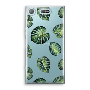 Tropische bladeren: Sony Xperia XZ1 Compact Transparant Hoesje
