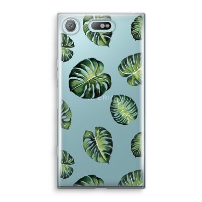 Tropische bladeren: Sony Xperia XZ1 Compact Transparant Hoesje