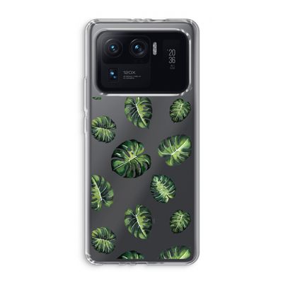 Tropische bladeren: Xiaomi Mi 11 Ultra Transparant Hoesje