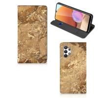 Samsung Galaxy A32 4G | A32 5G Enterprise Editie | Standcase | Marmer Creme