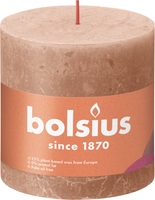 Rustiek stompkaars 100/100 Creamy Caramel - Bolsius