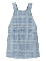 Burberry Kids robe à carreaux - Bleu