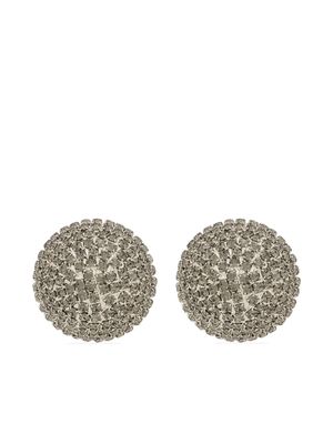 Dolce & Gabbana boucles d'oreilles serties de cristaux - Argent