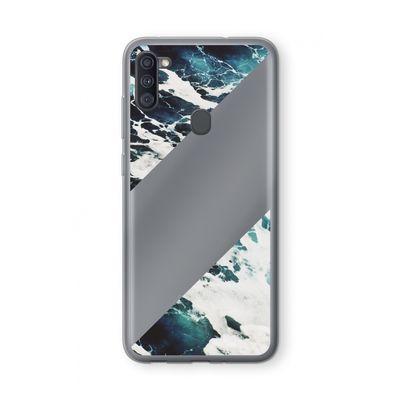 Golven: Samsung Galaxy A11 Transparant Hoesje