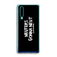 Neuters (zwart): Huawei P30 Transparant Hoesje