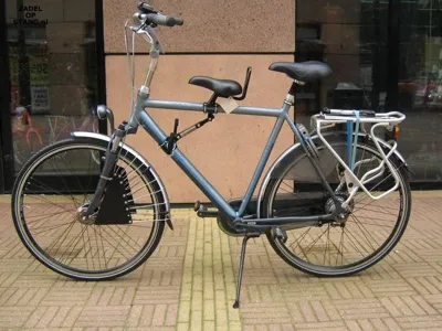 Zadel Op Stang 5 - Zwart | Heren (Oversized)