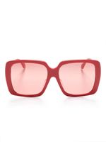 Gucci Eyewear lunettes de soleil tintées à monture carrée - Rouge