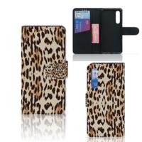 Xiaomi Mi 9 SE | Telefoonhoesje | Met pasjeshouder | Leopard