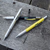6-in-1 Multitool Pen - Liniaal - Waterpas - Kruiskop en Plattekop Schroevendraaier - Gereedschapspen - Handy Pen - thumbnail