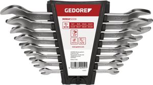 Gedore Red Dubbele Steeksleutelset SW 6 22 Lang 8 delig