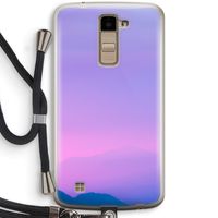 Sunset pastel: LG K10 (2016) Transparant Hoesje met koord