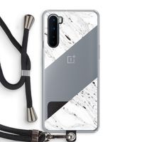 Biggest stripe: OnePlus Nord Transparant Hoesje met koord