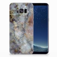 Samsung Galaxy S8 Plus | TPU | Siliconen hoesje | Marmer Grijs
