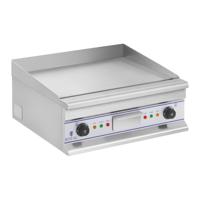 Dubbele elektrische grillplaat - 60 cm - glad - 2 × 3.750 W