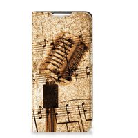 Samsung Galaxy S22 Stand Case Bladmuziek - thumbnail