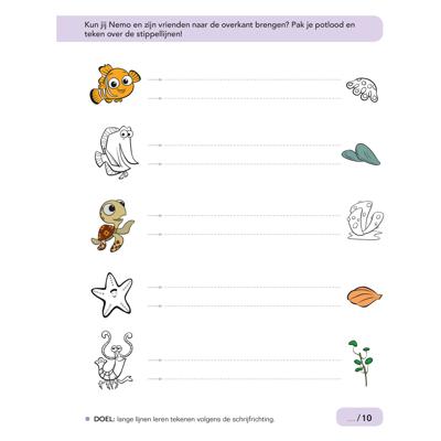 Deltas Disney ik leer met - schrijven, lezen en tellen (4-5 j.)