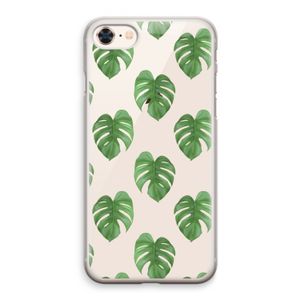 Monstera leaves: iPhone 8 Transparant Hoesje
