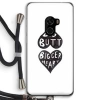 Big butt bigger heart: Xiaomi Mi Mix 2 Transparant Hoesje met koord