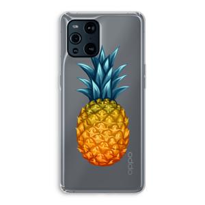 Grote ananas: Oppo Find X3 Pro Transparant Hoesje