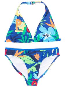 POLO RALPH LAUREN KIDS bikini à fleurs - Bleu