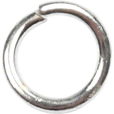 Creativ Company Ringen, afm 4,4 mm, dikte 0,7 mm, verzilverd, 500 stuk/ 1 doos