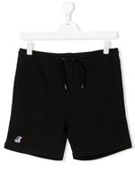 K Way Kids short de sport à logo imprimé - Noir