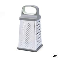 Multifunctionele Rasp Quid Ozon Grijs Metaal 22 x 10 x 10 cm (12 Stuks)