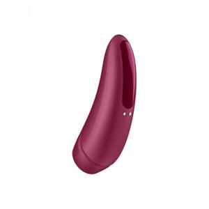 Satisfyer - Curvy 1+ Air Pulse Stimulator + Vibration - Rose Red