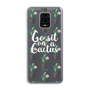 Cactus quote: Xiaomi Redmi Note 9 Pro Transparant Hoesje