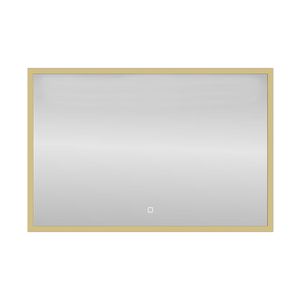 Badkamerspiegel Nancy | 120x80 cm | Rechthoekig | Indirecte LED verlichting | Touch button