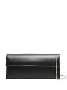 Aspinal Of London pochette Ava en cuir - Noir