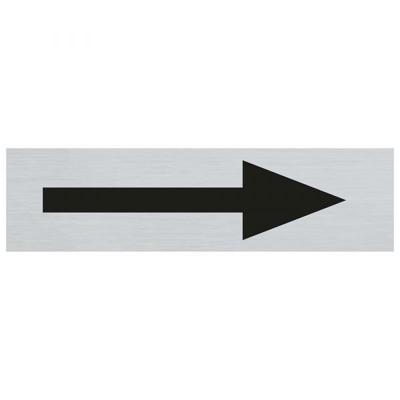 Bord Alulook Pijl - 165x44 mm zelfklevend.