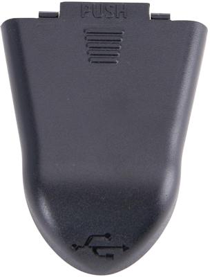 Ergotec Stem usb cap plastic, black