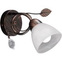 Antiek Roestkleurige LED Wandlamp met E14 Fitting - Aluminium