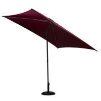 Hespiride tuin Parasol Joya - bordeaux rood - D250 x H229 cm - Steel 38 mm