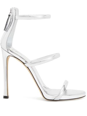 Giuseppe Zanotti sandales Harmony 120 mm - Argent