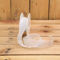 Bonbon doosjes - Chocolade doosje - Lint Melkweg zilver/wit - 1 stuks