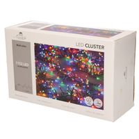 Clusterverlichting gekleurd buiten 1152 lampjes met timer kerstverlichting - thumbnail